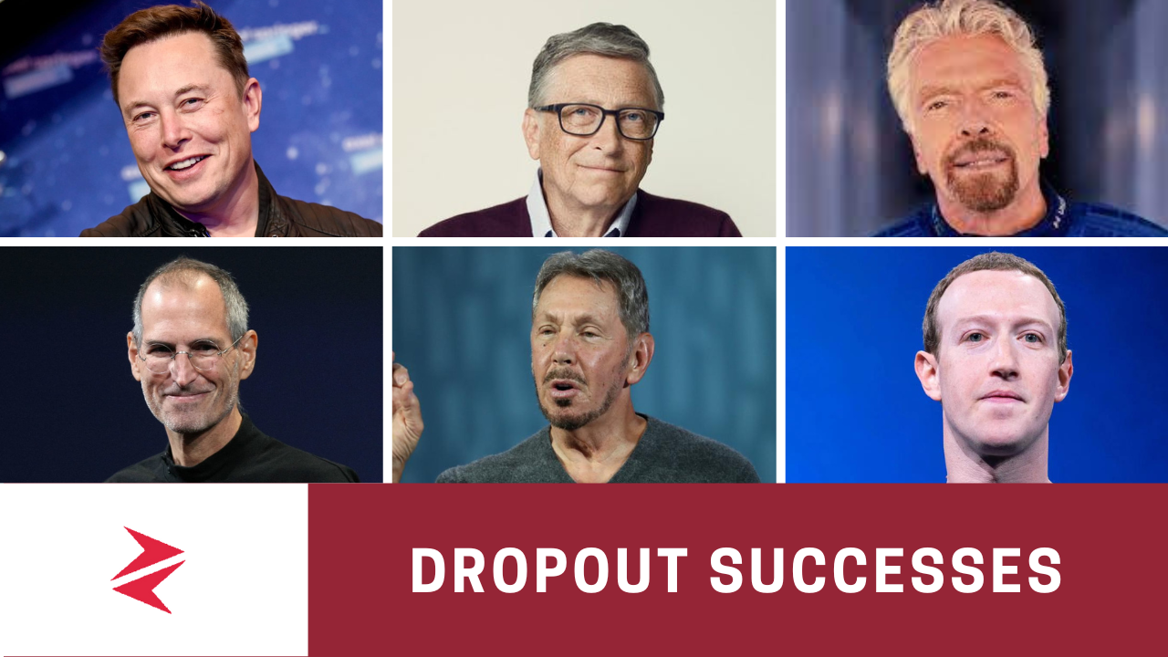 Six Most Famous School Dropouts Who Became Rich